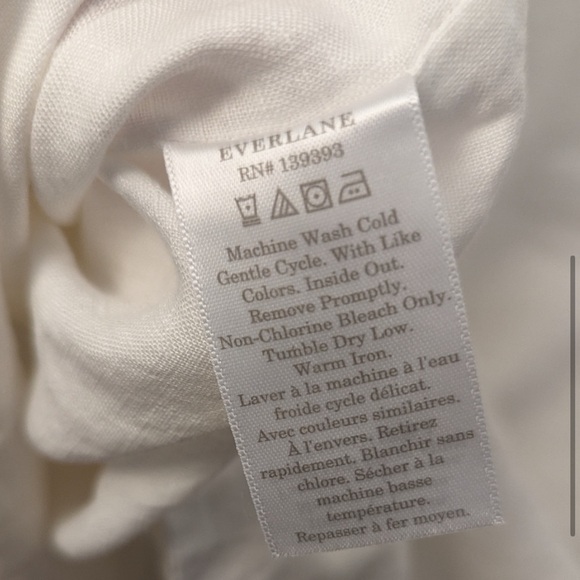 Everlane white linen dress - Picture 5 of 8